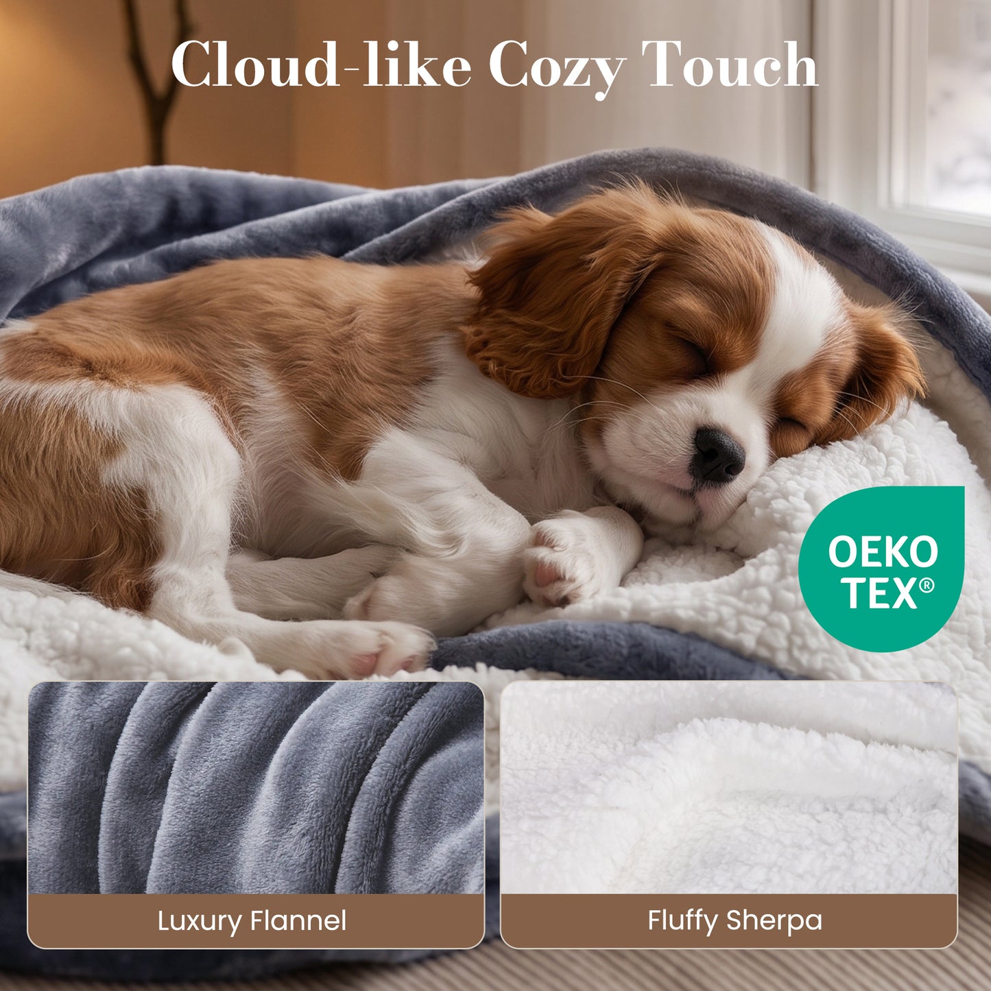 Calfancy Heated Blanket 84" x 90", Queen Size Electric Blanket with 6 Heat Levels, 10H Timer, ETL & FCC Certified, Fast Heating, OEKO-TEX Fabric, Gray